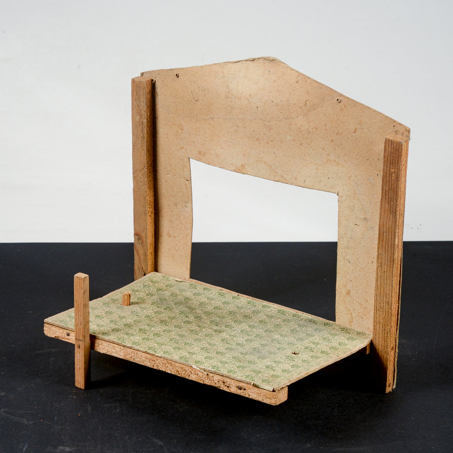 teatrino scena in carta e legno vintage primo 900