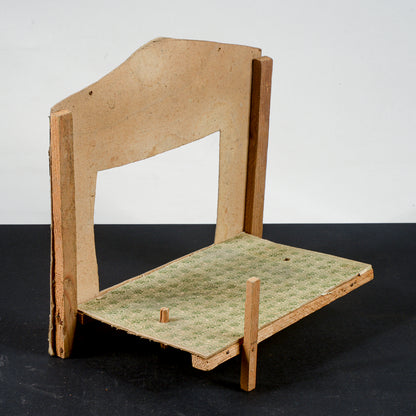 teatrino scena in carta e legno vintage primo 900