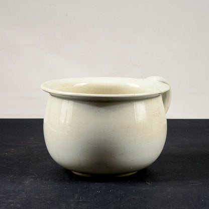 vaso in ceramica bianca pitale firmato s. c. richard