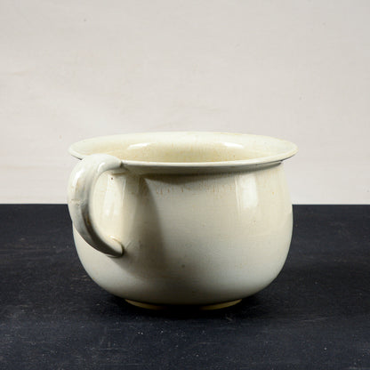 vaso in ceramica bianca pitale firmato s. c. richard