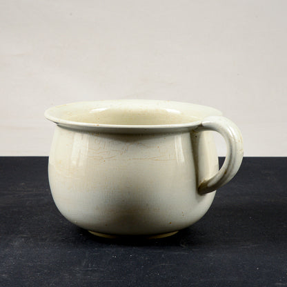 vaso in ceramica bianca pitale firmato s. c. richard