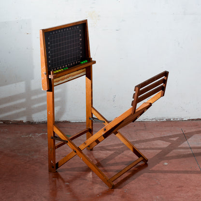 banco da scuola bambino studio con piano mobile e lavagna richiudibile