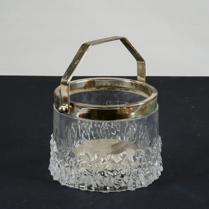 ciotola vaso portaghiaccio ghiaccio design studio linea krisia metallo argentato