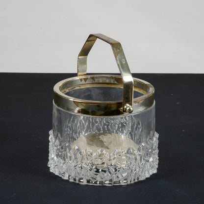 ciotola vaso portaghiaccio ghiaccio design studio linea krisia metallo argentato
