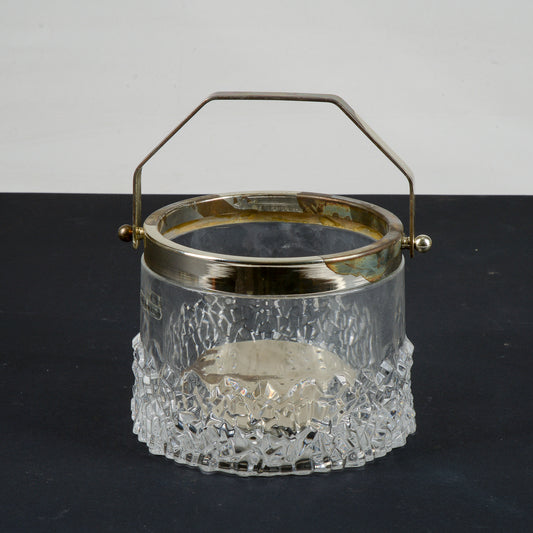 ciotola vaso portaghiaccio ghiaccio design studio linea krisia metallo argentato
