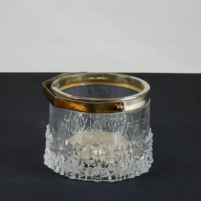 ciotola vaso portaghiaccio ghiaccio design studio linea krisia metallo argentato