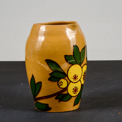 anfora vaso ceramica smaltata firmata g. matricardi ascoli piceno