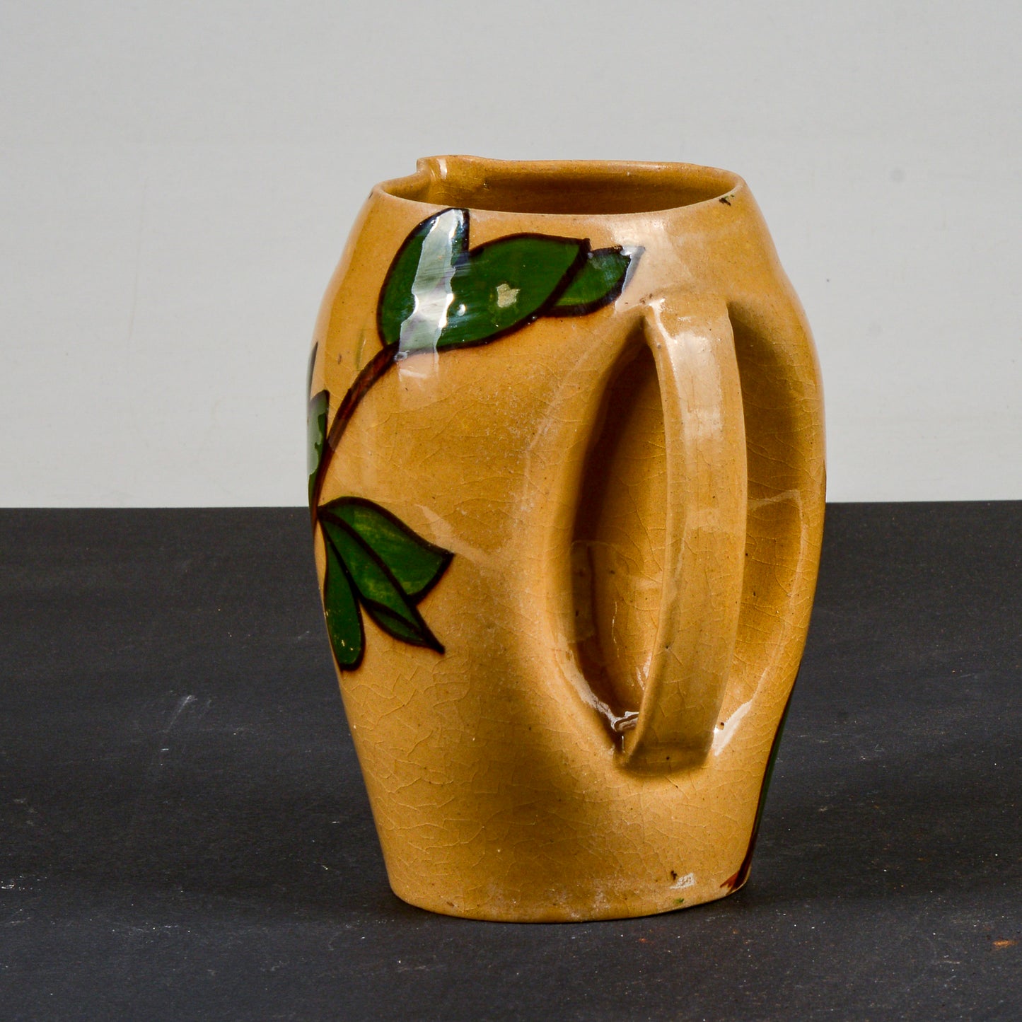 anfora vaso ceramica smaltata firmata g. matricardi ascoli piceno