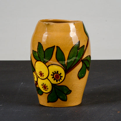 anfora vaso ceramica smaltata firmata g. matricardi ascoli piceno
