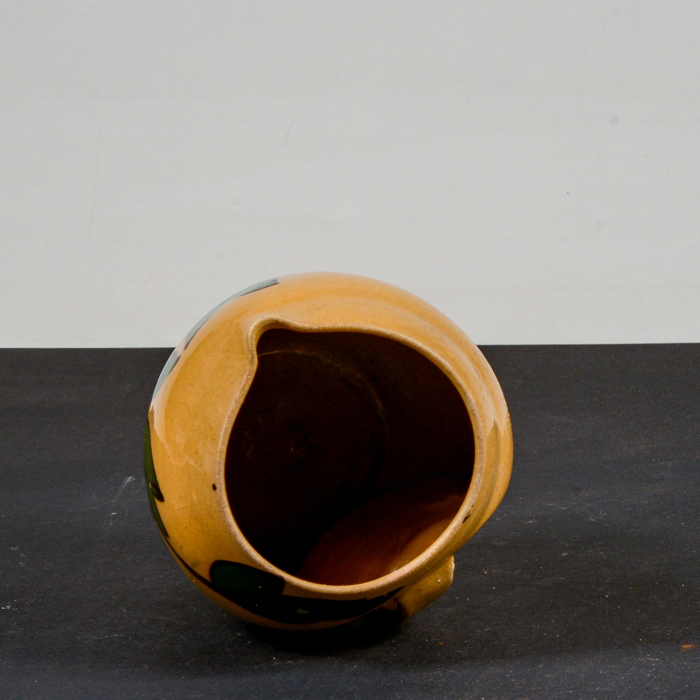 anfora vaso ceramica smaltata firmata g. matricardi ascoli piceno