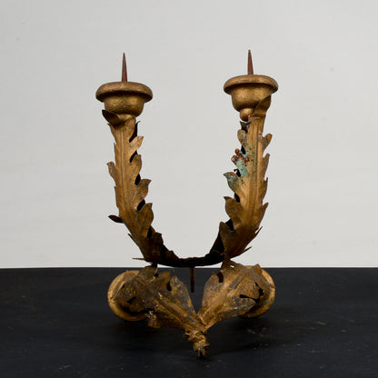 coppia appliques da candele per muro o specchiera epoca 800