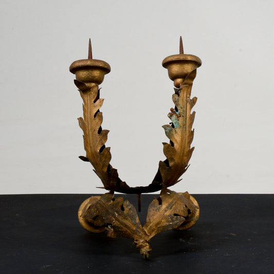 coppia appliques da candele per muro o specchiera epoca 800