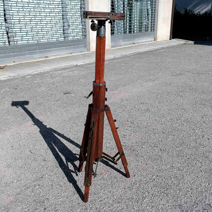 cavalletto colonna a cremagliera da banco ottico ditta fatif