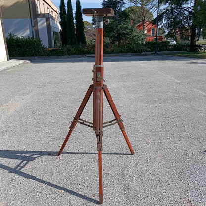 cavalletto colonna a cremagliera da banco ottico ditta fatif