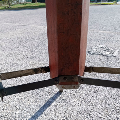 cavalletto colonna a cremagliera da banco ottico ditta fatif