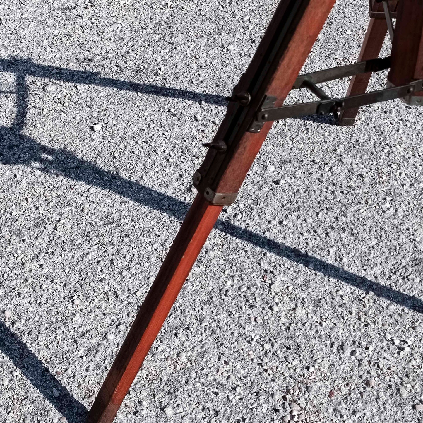 cavalletto colonna a cremagliera da banco ottico ditta fatif