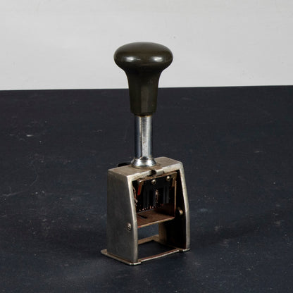 timbro numeratore vintage