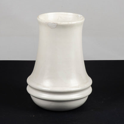 vaso in ceramica biano buccellato