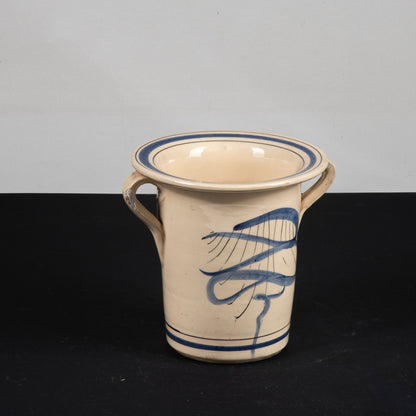 vaso ceramica decori a fiori