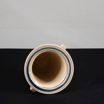 vaso ceramica decori a fiori