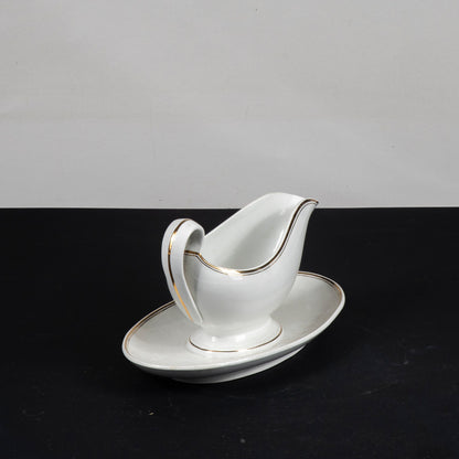 salsiera ceramica china richard scr 2 filo dorato riparata sulla punta