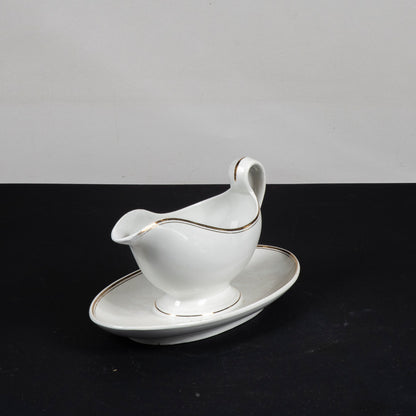 salsiera ceramica china richard scr 2 filo dorato riparata sulla punta
