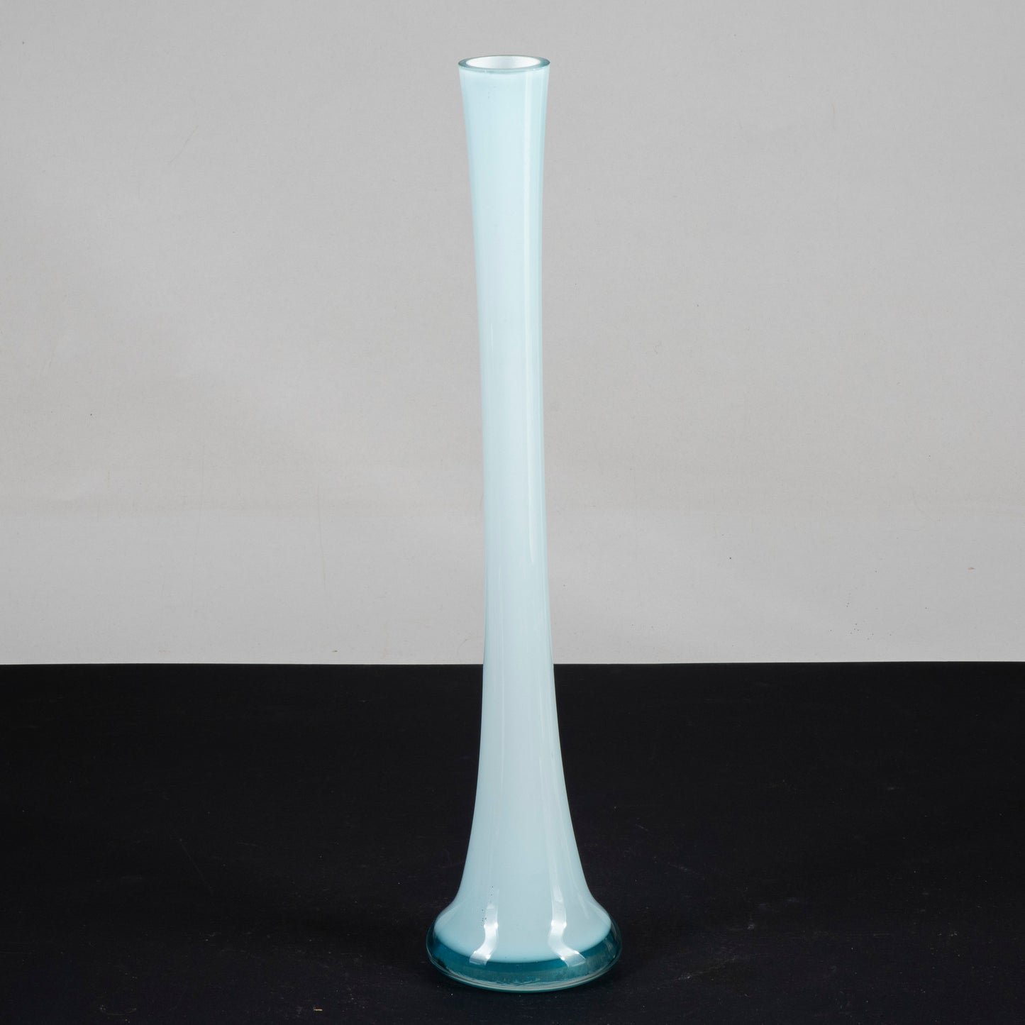 vaso vetro gambo lungo base