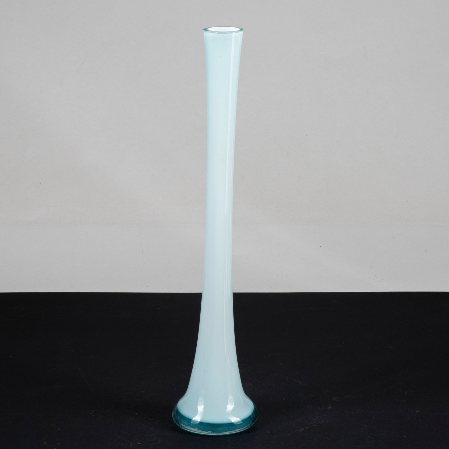 vaso vetro gambo lungo base