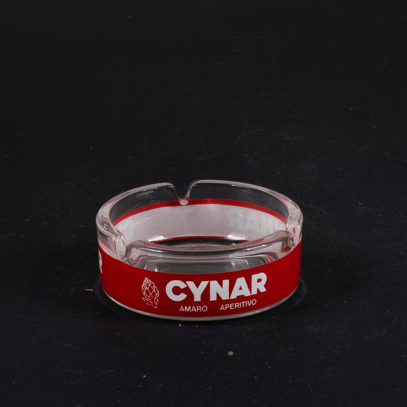 posacenere bar locale cynar in vetro