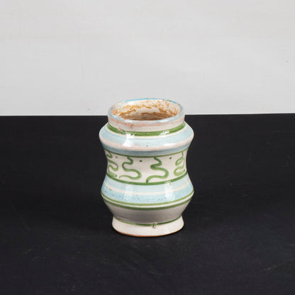 vasetto ceramica smaltata testa appignano