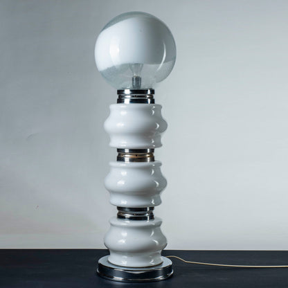 lampa da terra Mazzega design Carlo Nason multicolore completamente originale dell epoca