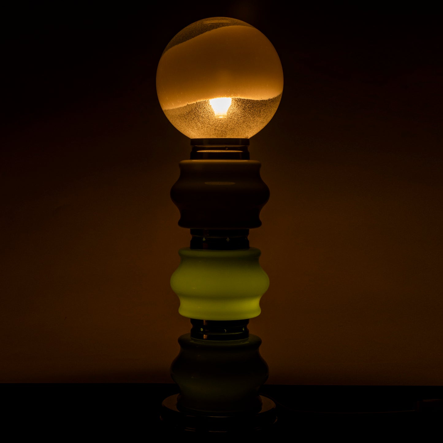 lampa da terra Mazzega design Carlo Nason multicolore completamente originale dell epoca