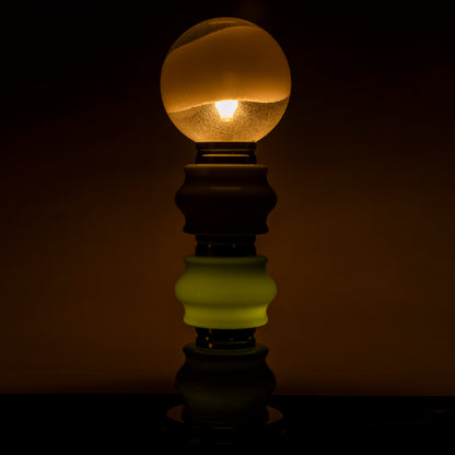 lampa da terra Mazzega design Carlo Nason multicolore completamente originale dell epoca