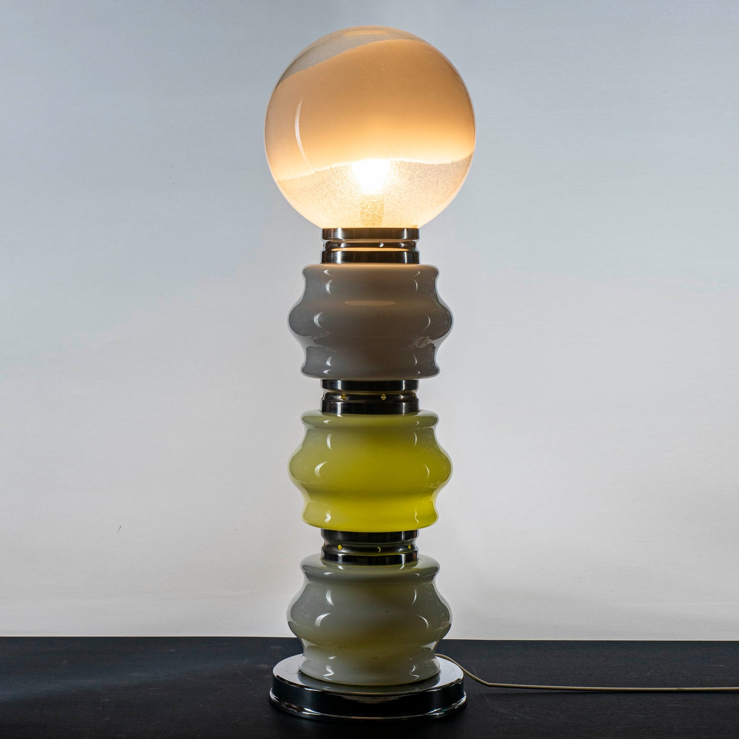lampa da terra Mazzega design Carlo Nason multicolore completamente originale dell epoca