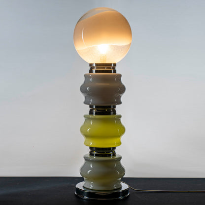 lampa da terra Mazzega design Carlo Nason multicolore completamente originale dell epoca