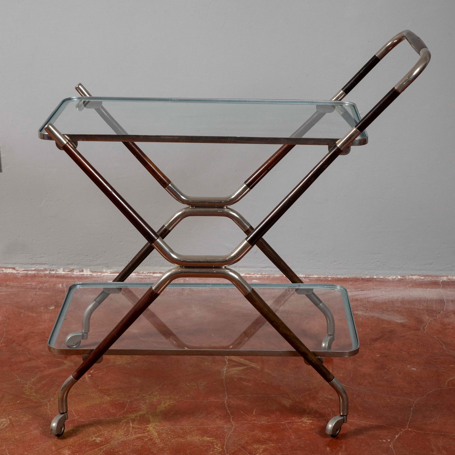 carrello servizio Cesare Lacca anni 50