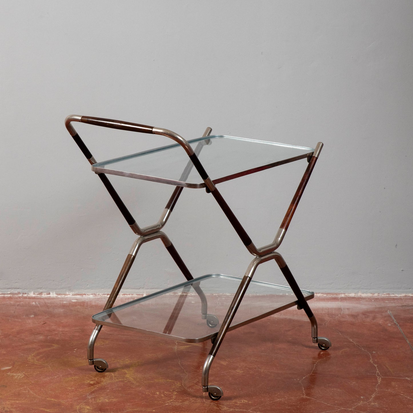 carrello servizio Cesare Lacca anni 50