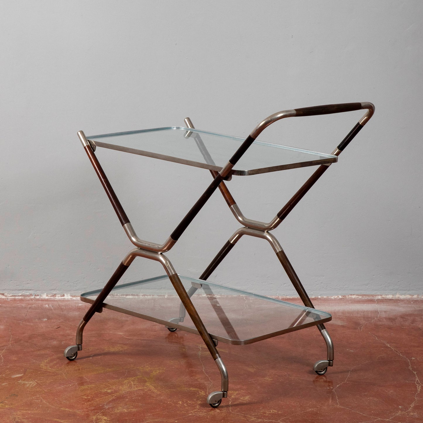 carrello servizio Cesare Lacca anni 50