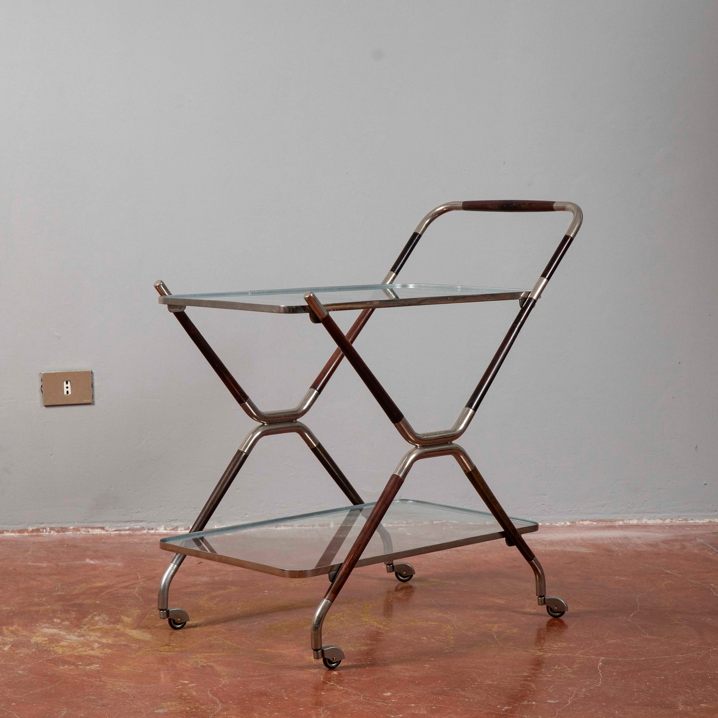 carrello servizio Cesare Lacca anni 50