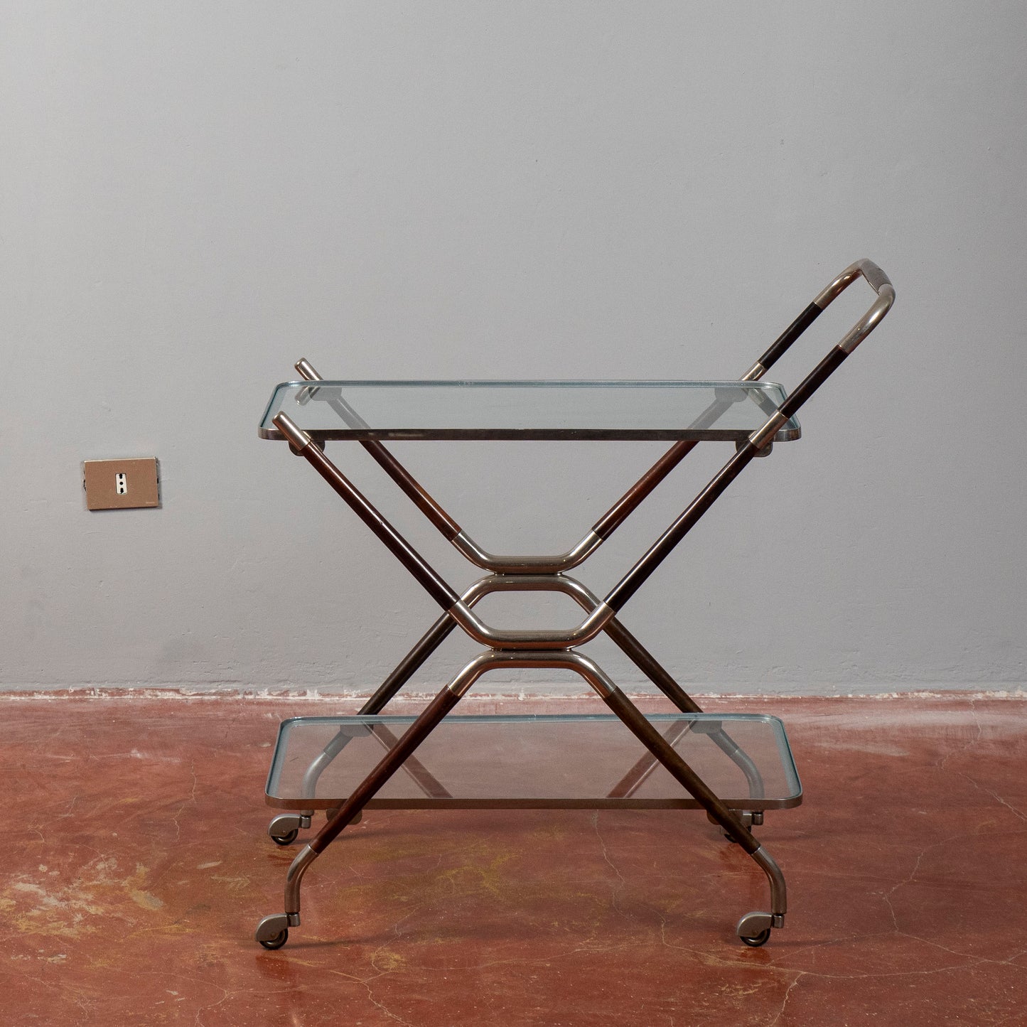 carrello servizio Cesare Lacca anni 50