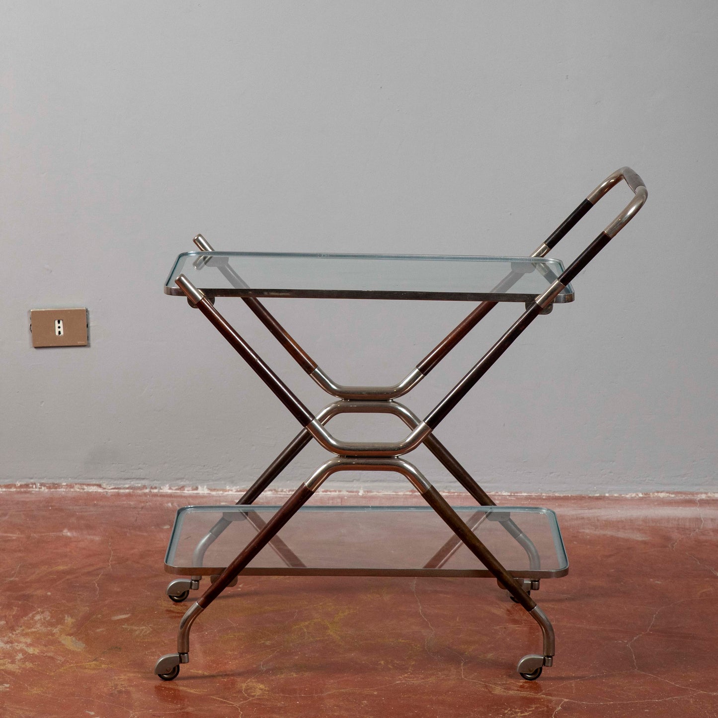 carrello servizio Cesare Lacca anni 50