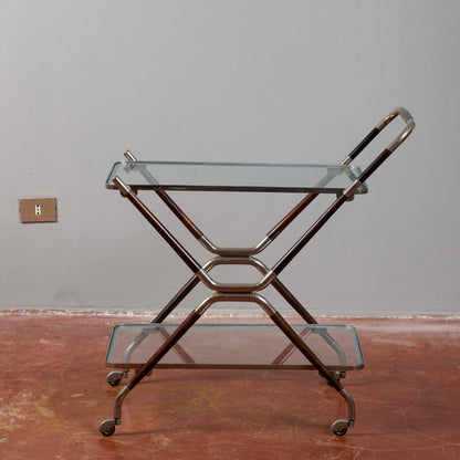 carrello servizio Cesare Lacca anni 50