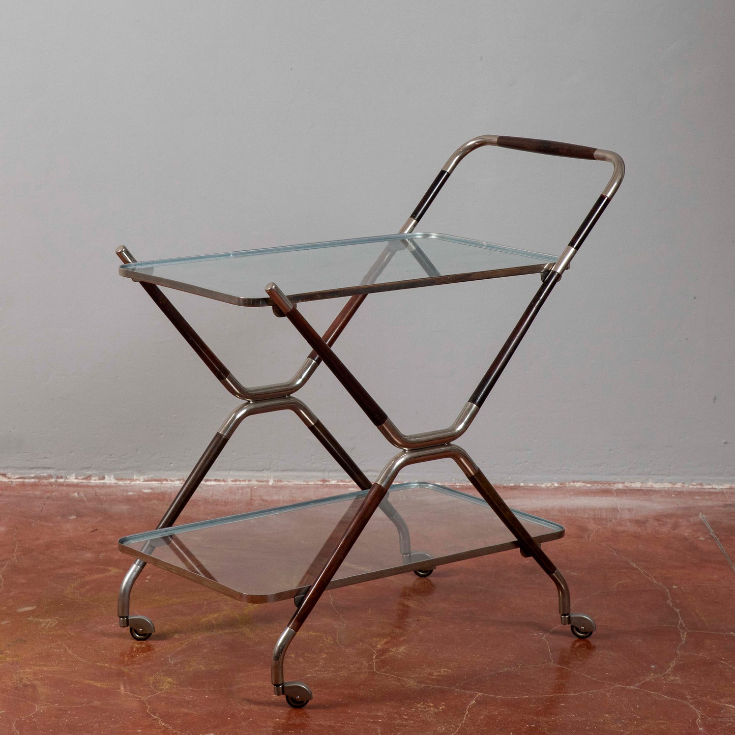 carrello servizio Cesare Lacca anni 50
