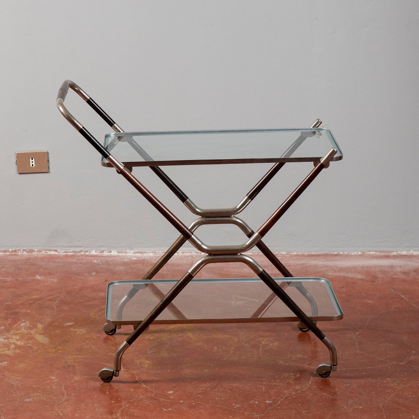 carrello servizio Cesare Lacca anni 50