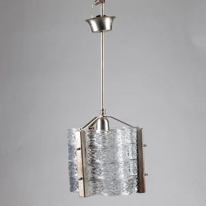 lampadario vintage vetri stile murano da restaurare