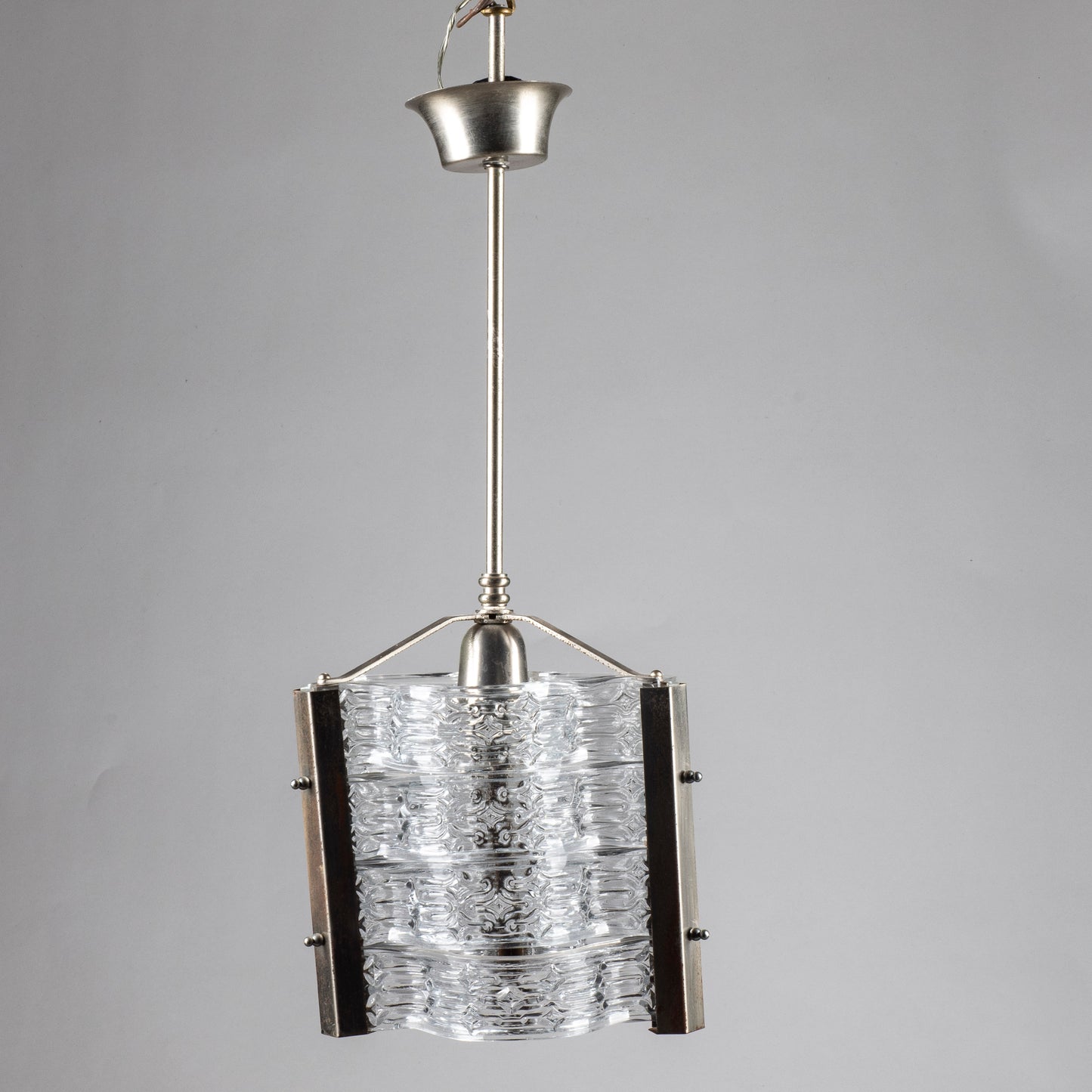 lampadario vintage vetri stile murano da restaurare
