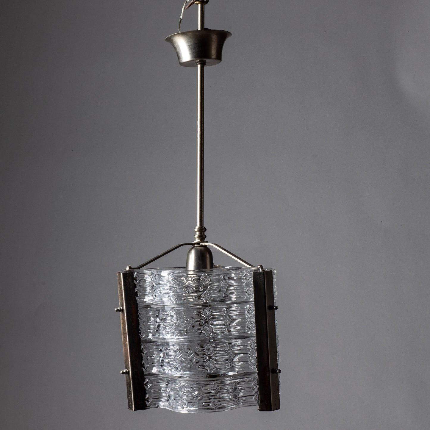 lampadario vintage vetri stile murano da restaurare
