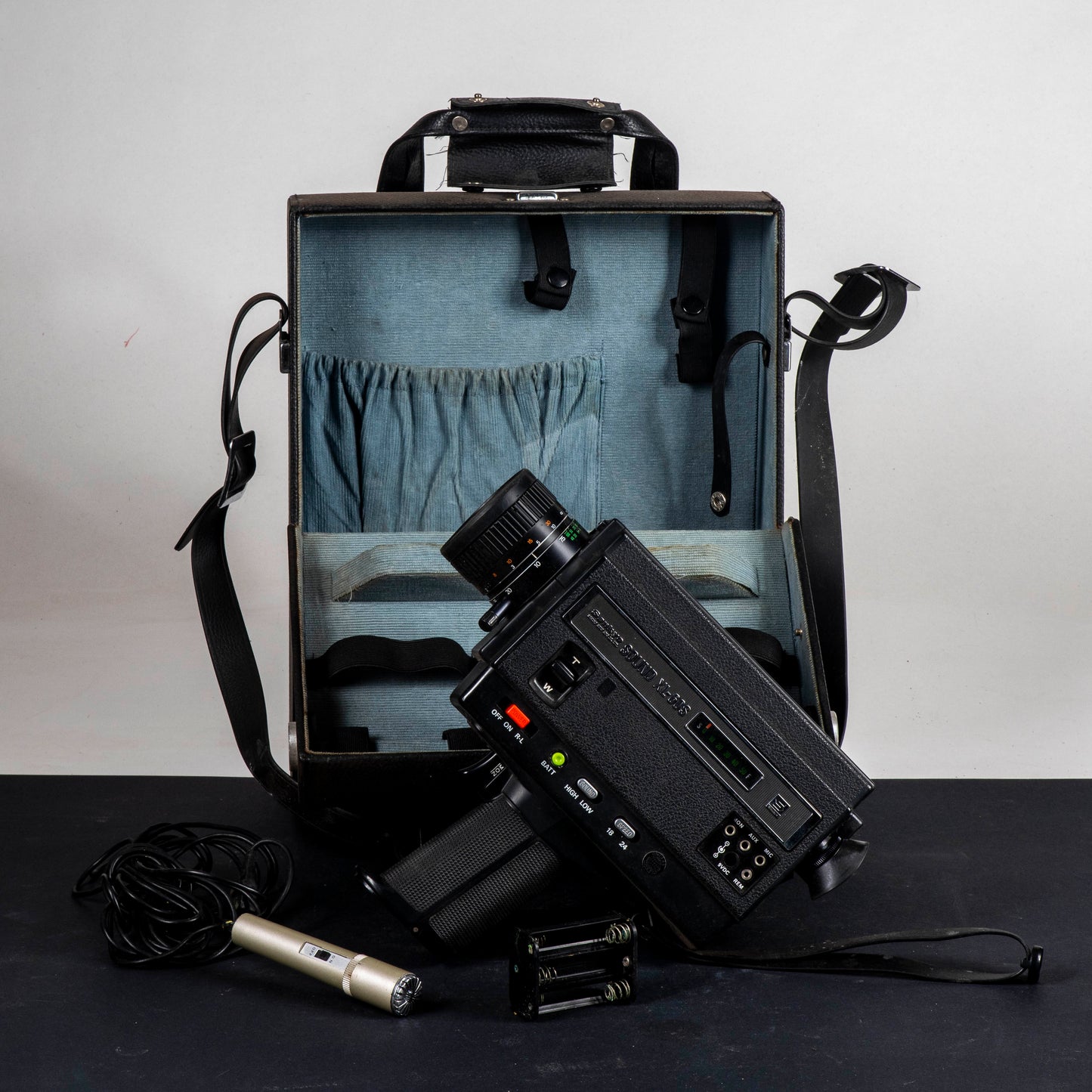 Videocamera sankyo xl 60s vintage con microfono