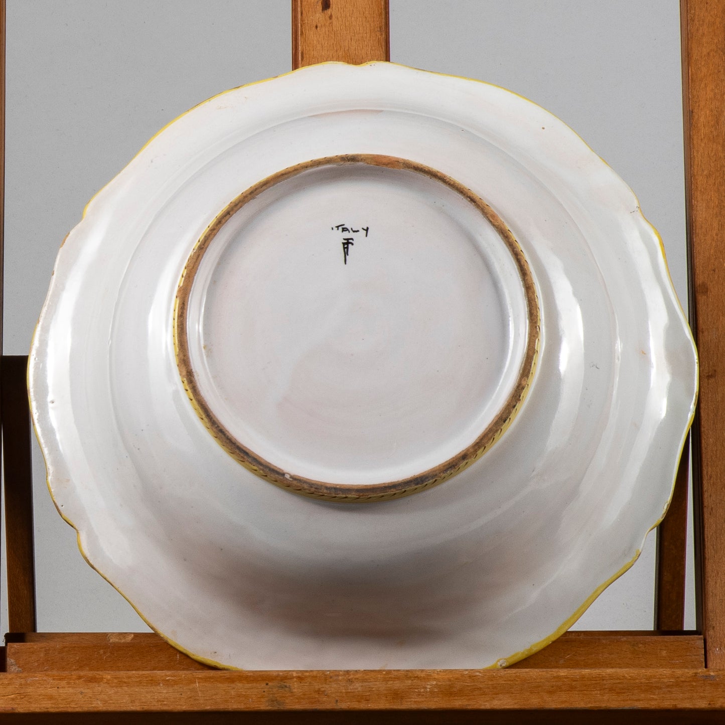 ciotola ceramica italy faenza siena grottesche