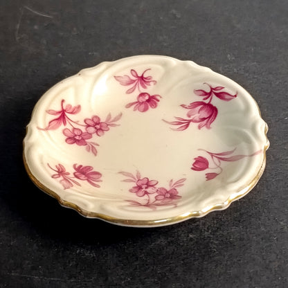 Piattino decorato con fiori in porcellana  Schwarzenhammer Bavaria  1950